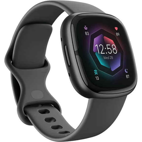 Restored Fitbit Sense 2 Fitness Smartwatch - Graphite (Refurbished)