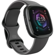 Restored Fitbit Sense 2 Fitness Smartwatch (WiFi) Graphite Aluminum, 1 Each