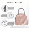 thumbnail image 4 of Disketp Rose Gold Glitter Splatter Bolsa Térmica para Almuerzo, Lonchera con Abertura Amplia y Gran Capacidad, Organizador Reutilizable para Mujeres, Hombres y Adultos, 4 of 6