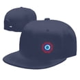 thumbnail image 7 of DouZhe Flat Brim Cap Snapback Hat, Nazar Amulet Turkish Oriental Eye Prints Adjustable Blue Adult Baseball Cap, 7 of 7