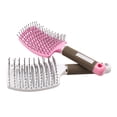 thumbnail image 3 of Happydeer Portable Anti Skid Hair Massage Comb Bristle Brush Hairdressing Styling Tool, 3 of 13