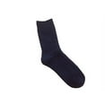 thumbnail image 4 of Lian LifeStyle Men's 1 Pair Knitted Wool Crew Socks One Size 7-9 (Dark Gray), 4 of 4