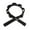 Black, variant on Daisy Chain Rope Looped Multi Loop Lanyard Backpacking Climbing Nylon Rigging Hammock Yoga Outdoor Hiking Climbing Equipments Black