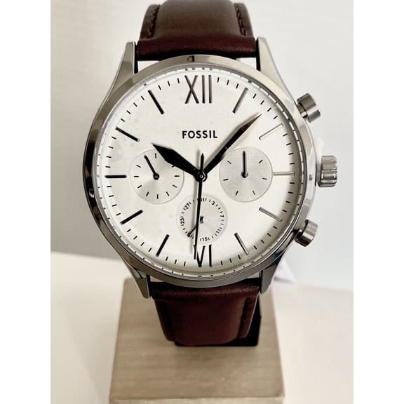 Fenmore Multifunction Brown Leather Watch