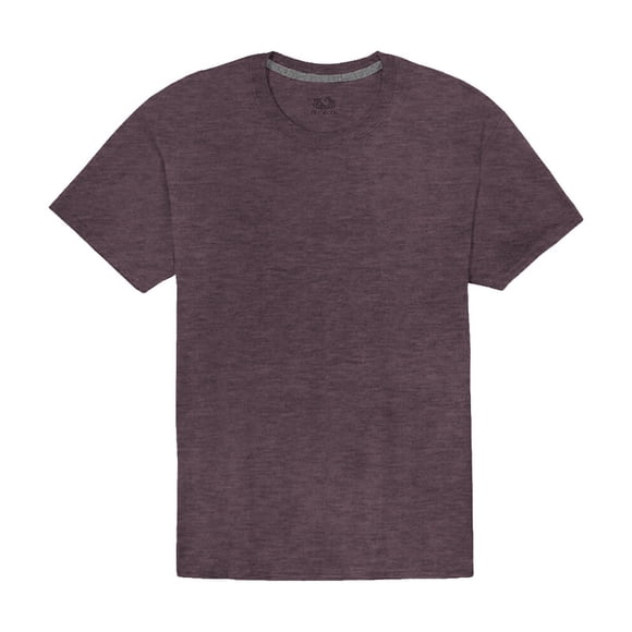 Playera Fruit of the Loom para Hombre, Manga Corta Cuello Redondo, Vino, Talla G