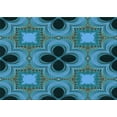 thumbnail image 1 of Ahgly Company Machine Washable Indoor Rectangle Transitional Medium Teal Green Area Rugs, 5' x 7', 1 of 7