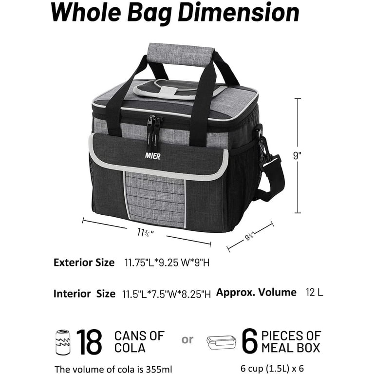 MIER Large Soft Cooler Bag with Dispensing Lid for Picnic