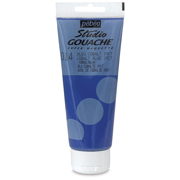 Pebeo Studio Gouache - Cobalt Blue Imitation, 100 ml Tube