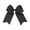 Black, variant on Jumbo Bow Clip with Tails