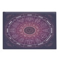 thumbnail image 1 of Zodiac Cutting Board, Colorful Circle Regarding the Position of Celestial Bodies Place of Birth Theme Design, Decorative Tempered Glass Cutting and Serving Board, Large Size, Purple, by Ambesonne, 1 of 1
