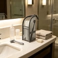 thumbnail image 4 of Breathable Mesh Travel Toiletry Bag with Zipper, Portable Toothbrush Toothpaste and Cosmetic Organizer Pouch, Standing Bathroom Camping Trip and Luggage Storage Bag, D, 4 of 7