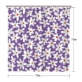 thumbnail image 5 of Waterproof Cute Boho Daisy Shower Curtain 72x72 Inch Boho Style Polyester Unique Shower Curtain for Bathroom Hotel Home Decor with 12 Plastic Hooks, 5 of 5