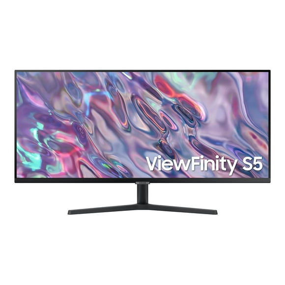 Samsung ViewFinity S5 S34C504GAN - S50GC Series - LED monitor - 34" - 3440 x 1440 UWQHD @ 100 Hz - VA - 300 cd/m�� - 3000:1 - HDR10 - 5 ms - 2xHDMI, DisplayPort - black