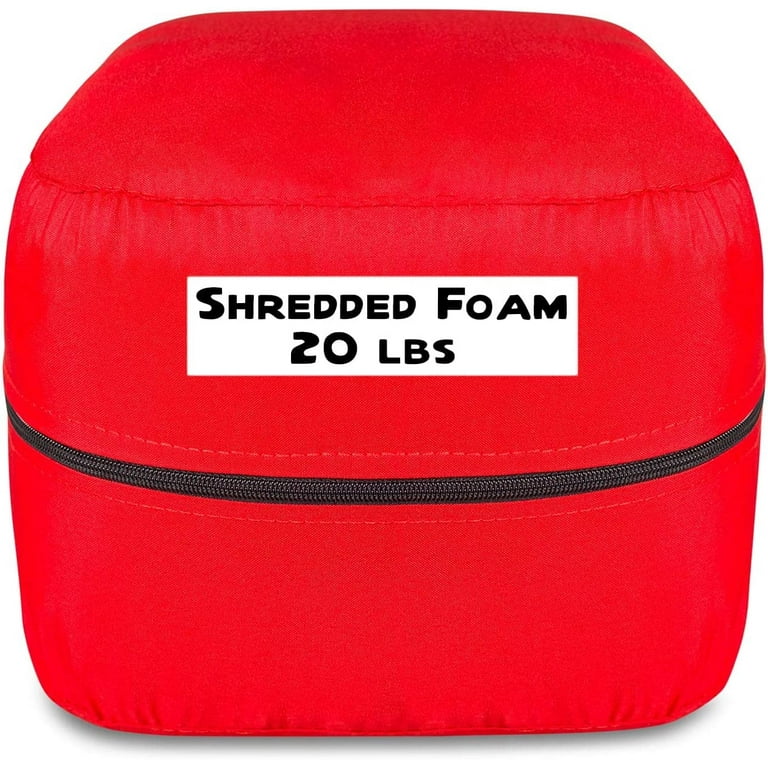 N&V 20LBS Bean Bag Filling, Shredded Gel Memory Foam Fill for