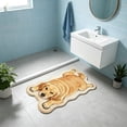 thumbnail image 5 of Tuvgenk Absorbent Bathroom Floor Rugs Cute Funky Bathroom Mat Rugs Novelty Shaped Nonslip Animal Quick Dry 16 X 24 in, 5 of 6