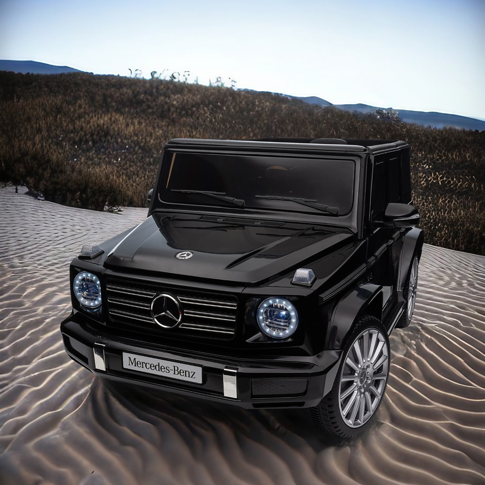 YYAo Kids Ride On Car, Licensed Mercedes-Benz G500, 24V Kids Car with Parent Remote Control, Electric Car for Kids, 3 Speeds, LED Headlight & Music Player, Red YYAo Kids Ride On Car, Licensed Mercedes-Benz G500, 24V Kids Car with Parent Remote Control, Electric Car for Kids, 3 Speeds, LED Headlight & Music Player, Red