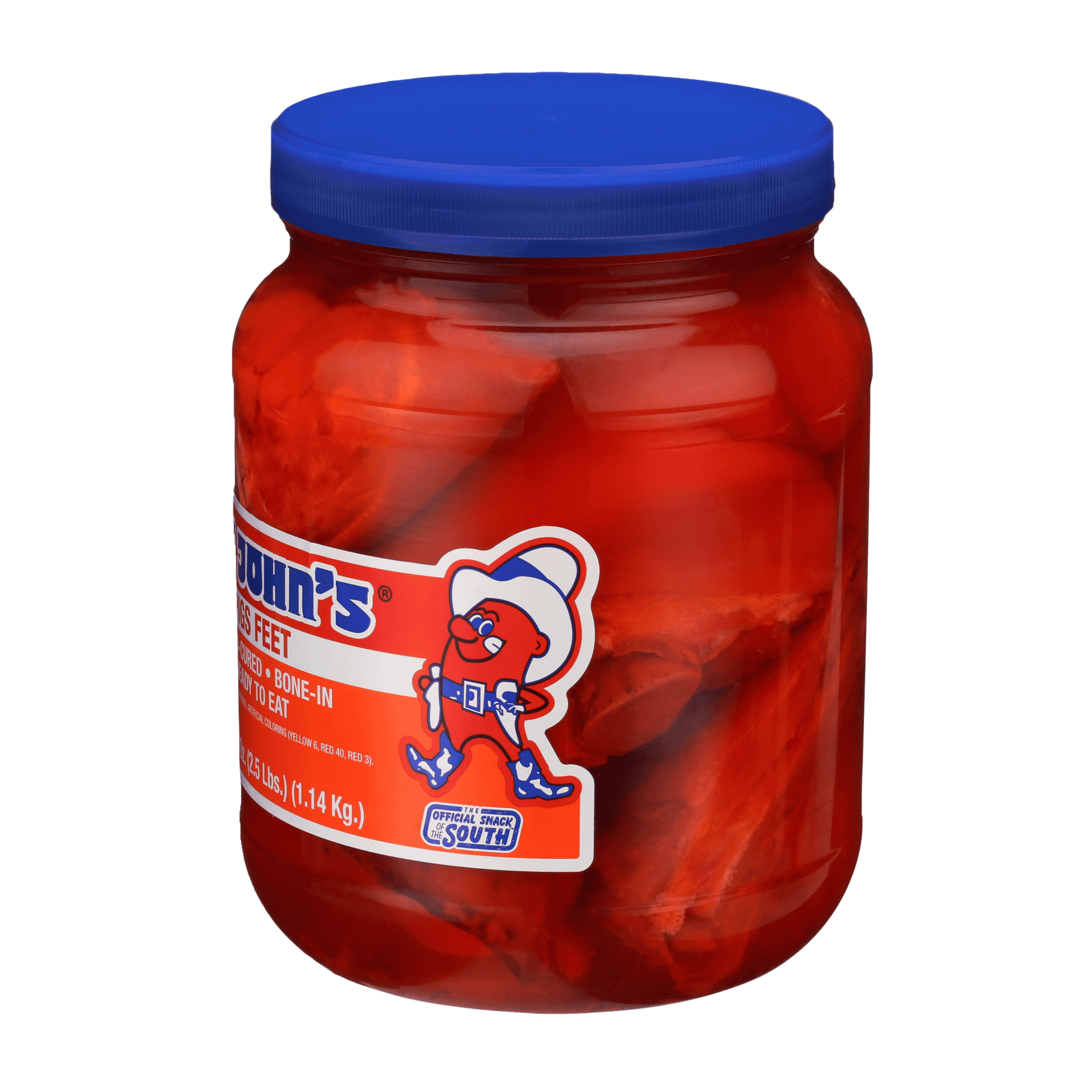 Big John's Ready to Eat Pickled Pig Feet Halves 40oz Jar