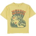 thumbnail image 5 of Junk Food - Camiseta gráfica para mujer Wonder Woman, color amarillo, pequeña, 5 of 5