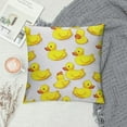 Nawypu Cartoon Yellow Ducks Pillow Covers Standard Fluffy Pillows
