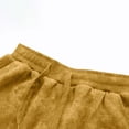 thumbnail image 6 of Boys Sweatpants Straight Open Bottom Pants Elastic Waist Athletic Joggers Casual Sweat Pant with Pockets Yellow 9-10 Years, 6 of 7