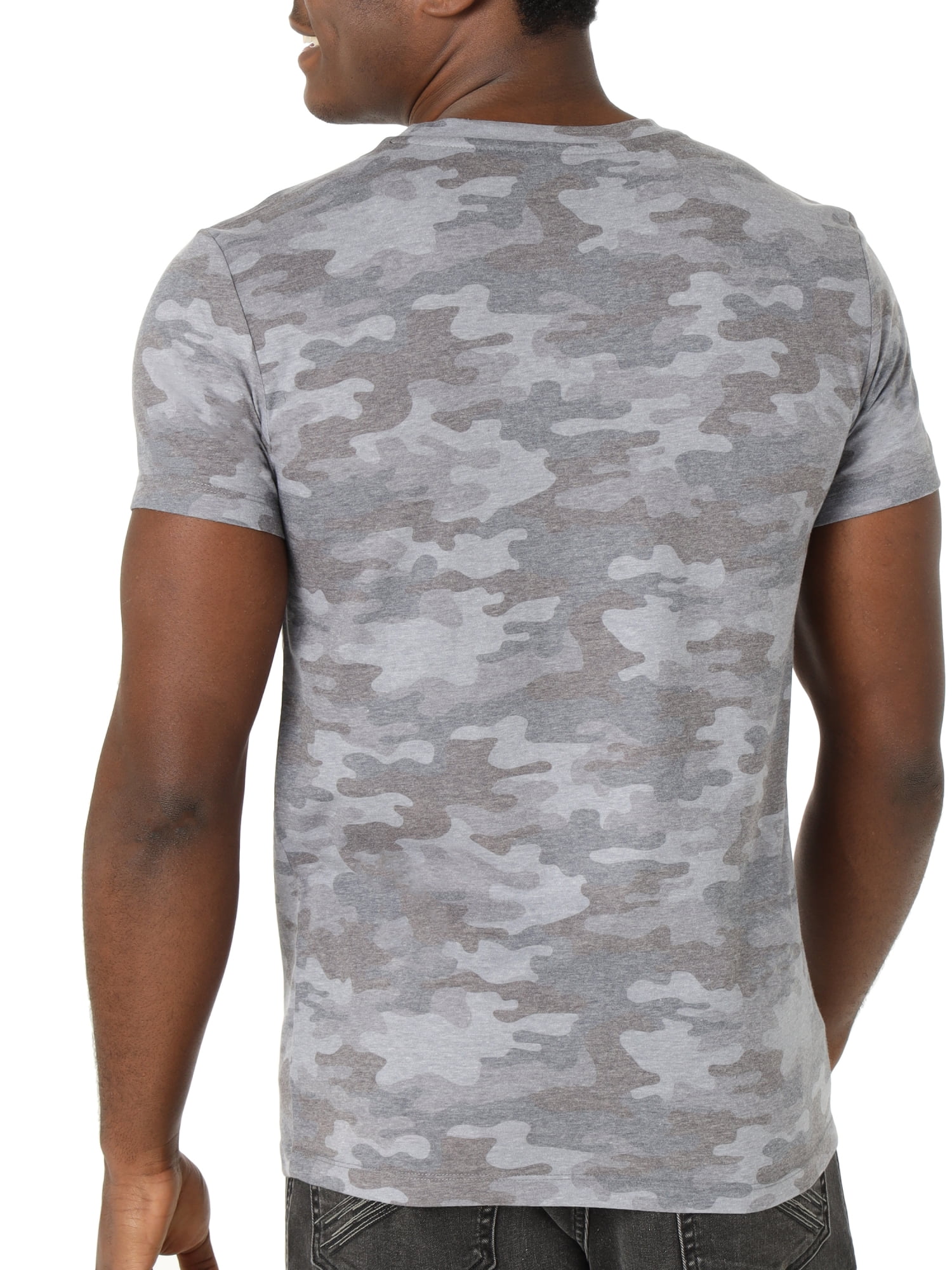 Rock & Republic Men's Short Sleeve Crew Neck Skull Tee