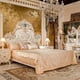 thumbnail image 1 of Fancy Luxury Bed Frames Queen Aesthetic White French Modern King Size Bed Double Wood Camas De Casal Bedroom Set Furniture My Lux Decor Round, 1 of 8