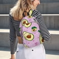thumbnail image 7 of Balery Different Avocados Vintage Canvas Backpack for Men and Women - Large Capacity, Durable Travel Laptop Bag for School, Work, Hiking, and Outdoor Activities, 7 of 7
