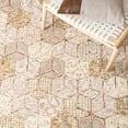 thumbnail image 6 of SAFAVIEH Soho Enric Geometric Area Rug, Beige/Taupe, 6' x 6' Round, 6 of 11