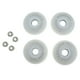 thumbnail image 2 of Luces LED Antideslizantes de 4 Piezas, Ruedas de Patinaje en Línea Intermitentes, 3 Opciones de Tamaño - 76mm Macarena  Ruedas LED Roller Skate Wheels, 2 of 8