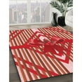 thumbnail image 2 of Ahgly Company Indoor Rectangle Patterned Love Red Area Rugs, 7' x 10', 2 of 6