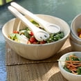 thumbnail image 4 of Woodard & Charles Whitewash Salad Bowl with Servers - 3 Piece Set, 4 of 6