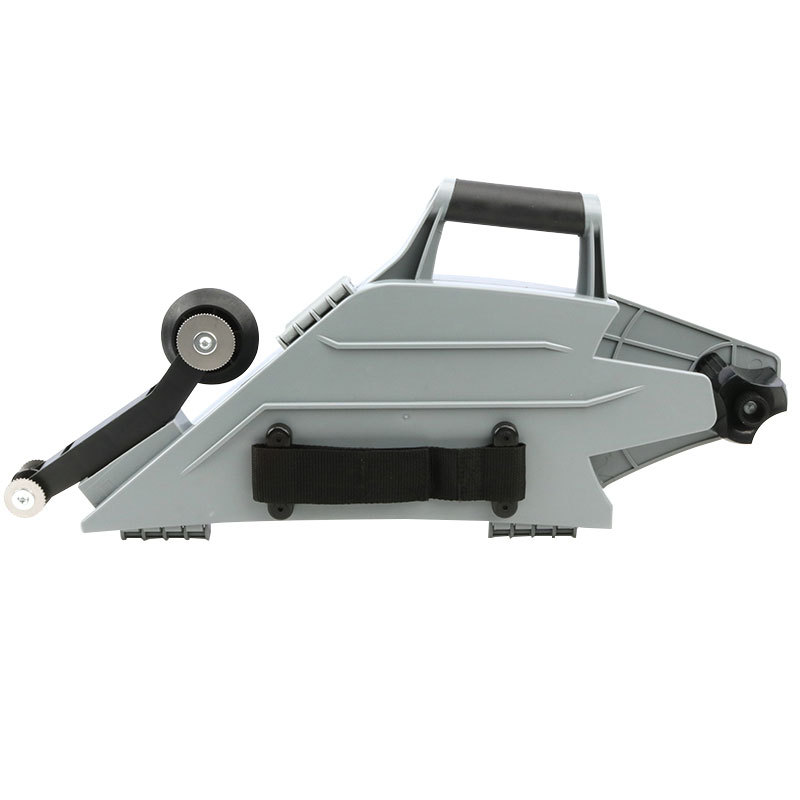 Drywall Taping Tool with Reversible Inside Corner Roller Wheel Mud