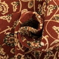 thumbnail image 4 of Well Woven Non-Skid/Slip Rubber Back Antibacterial 8x10 (7'10" x 9'10") Area Rug Timeless Oriental Red Traditional Classic Sarouk Thin Low Pile Machine Washable Indoor Outdoor Kitchen Hallway Entry, 4 of 7