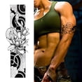 thumbnail image 4 of Brazo Tatuaje WDOplteas Tinta Cuerpo Arte Temporal 4PCS A Base Plantas, 4 of 9