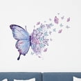 thumbnail image 1 of Etiqueta de la pared de mariposa Soledad adorno de animales calcomanía decorativa para casas de alquiler, 1 of 10