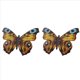 thumbnail image 1 of 2X Decoración de Pared Al Aire Libre Decoración de Mariposas Decoración de Pared de Mariposas de Metal para Valla Pared de Metal para Decoraciones del Hogar Amarillo, 1 of 5