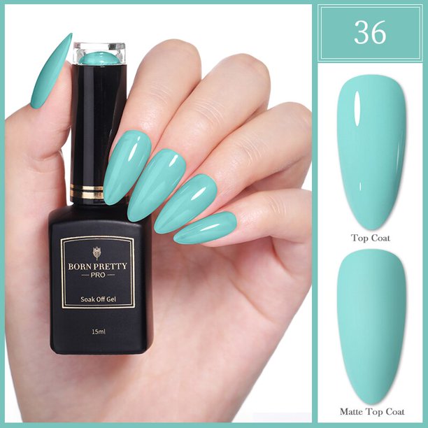 BORN PRETTY Pro 15ml Black Gold Series 60 Colors Nail Gel Polish Colorful Semi Permanent Gel Varnish DIY Soak Off UV Gel Polish Gong Bohan LED