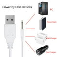 thumbnail image 4 of Jinswick 2 Pack Replacement DC Charging Cable（3.28ft） USB to DC 2.5mm Fast Charger Cord,Pin USB Fast DC Charging Cable Compatible for Universal Vibrating Mini Massagers,Wand Massager, 4 of 7
