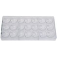 thumbnail image 2 of Chocolate World 1935 Polycarbonate Chocolate Mold with 21 Faceted-Half-Moon Cavities, Each 31mm x 35mm x 16.5mm High, 2 of 5