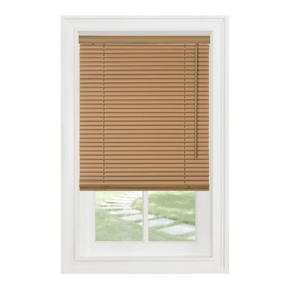 Sunshine Cordless 1" Light Filtering Mini Blind 23x72 - Woodtone