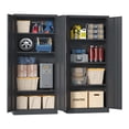 thumbnail image 6 of 71"H Metal Garage Storage Cabinet, Black Tool Steel Locking Cabinet with Doors and 3 Shelves, Tall Cabinets for Garage Storage Systems Lockable File Cabinet for Home Office, Classroom/Pantry, 6 of 12