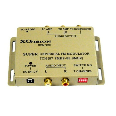 Channel Vision Digital Modulator - XoVision RFM920 7 CHANNEL Universal FM MODULATOR By XO Vision Ship from US