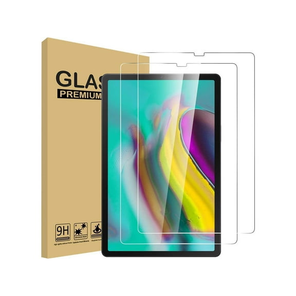 [2-Pack] Screen Protector for Galaxy Tab S6 10.5 2019 / Tab S5e 10.5 inch 2019, Tempered Glass Screen Protector Film, S-Pen Compatible,Scratch Resistant