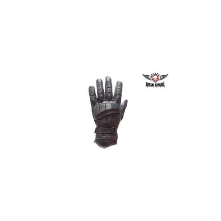 

Dealer Leather GLZ37-XL Mens Padded Premium Leather Racing Gloves with Tight Grip Strip - Extra Large