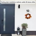 thumbnail image 6 of Uxcell 1-Pack Modern Floating House Numbers for Outside, 5 Inch Stainless Steel Matte Black Large Address Number [Digit 1], 6 of 7