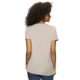 thumbnail image 2 of Felina | Slub Jersey V-Neck Tee | Short Sleeve T-Shirt (Atmosphere, X-Large), 2 of 2
