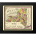 thumbnail image 2 of Mitchell 23x20 Black Modern Framed Museum Art Print Titled - New York - Mitchell 1846, 2 of 5