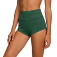 thumbnail image 5 of FNFYFH Scrunch Booty Shorts for Women High Waisted Yoga Shorts Cut Out Rave Bottoms Butt Lifting Mini Hot Pants, 5 of 7