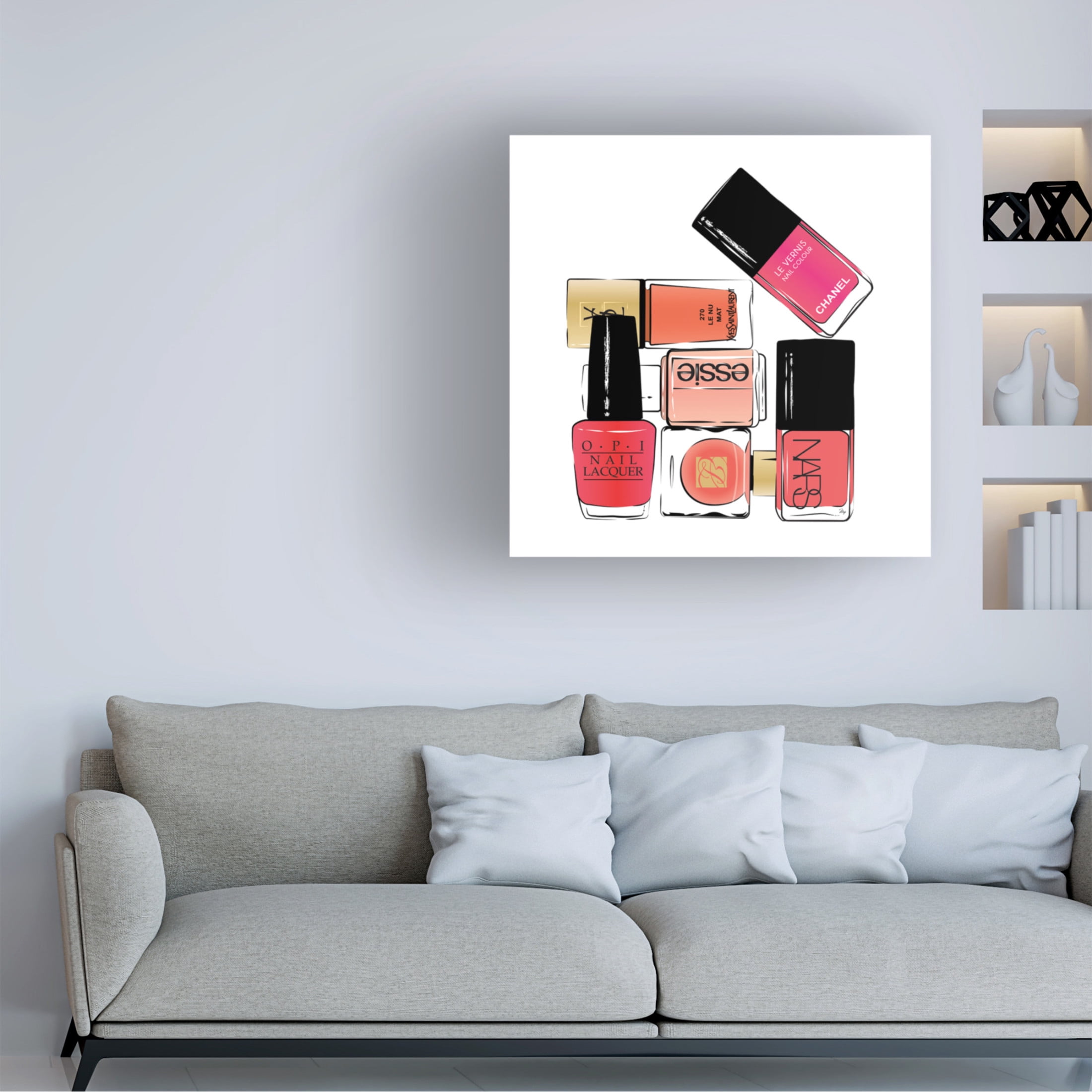 Trademark Fine Art Martina Pink Beauty Canvas Wall Art