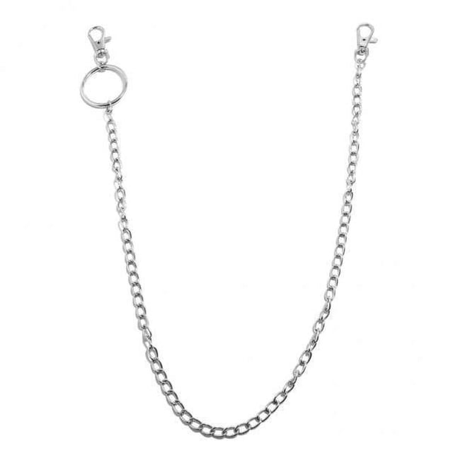 Hip Hop Anillo de Metal Pantalón Jeans Cadena Escenario Mostrar Cadena Joyas para Jóvenes a 3 piezas